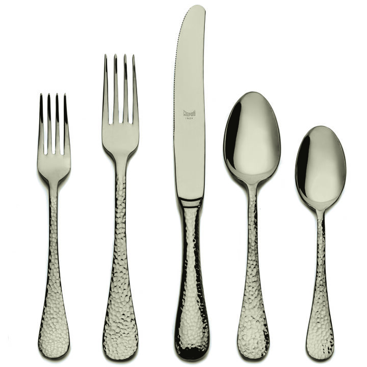 Epoque 5 Piece Flatware Set in Champagne