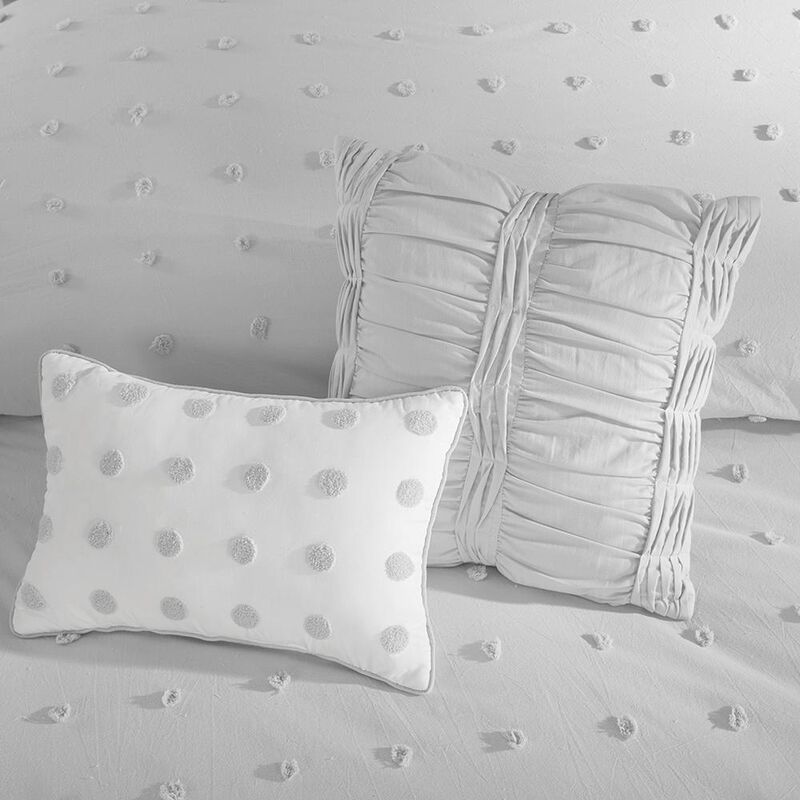Belen Kox Brooklyn Dot Grey Comforter Set, Belen Kox