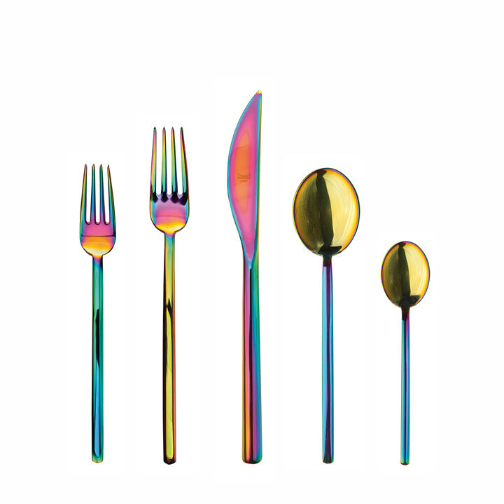 Due Rainbow Flatware Set 20 Pieces