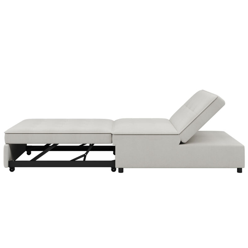 Merax Folding Ottoman Bed  Sofa Bed  with USB