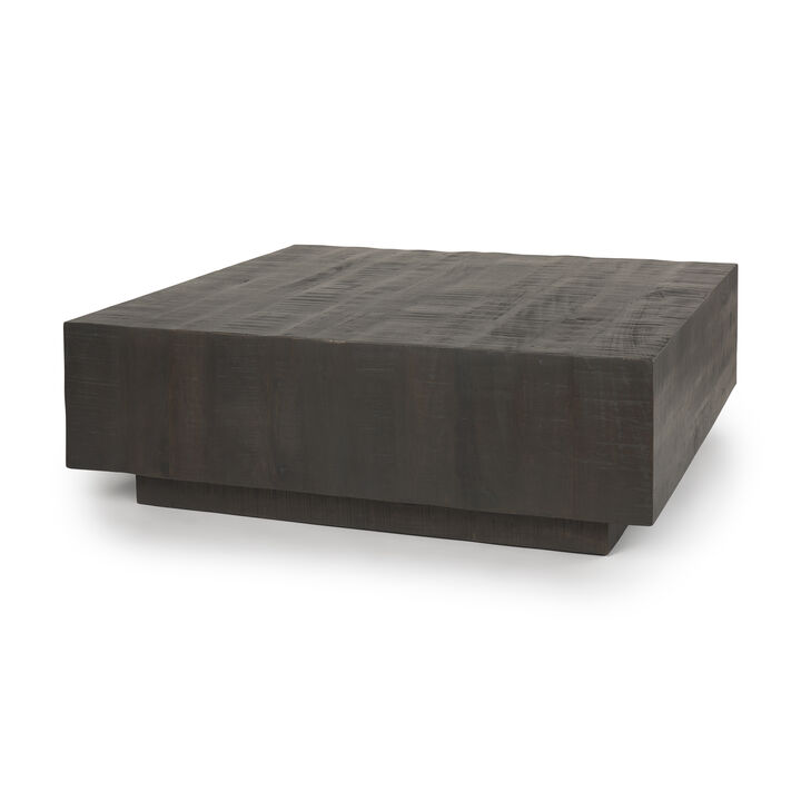 Hayden Dark Brown Square Coffee Table
