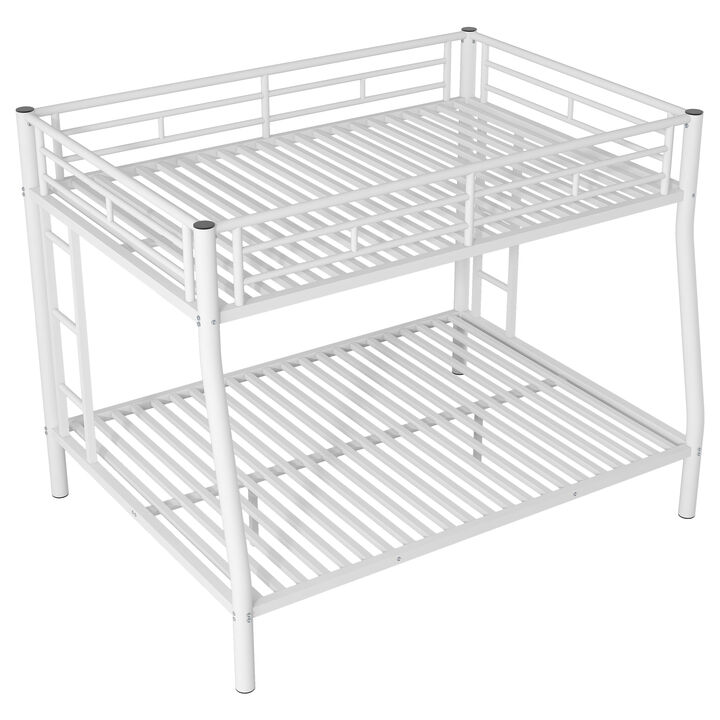 Merax Metal Bunk Bed with Ladders and Guardrails