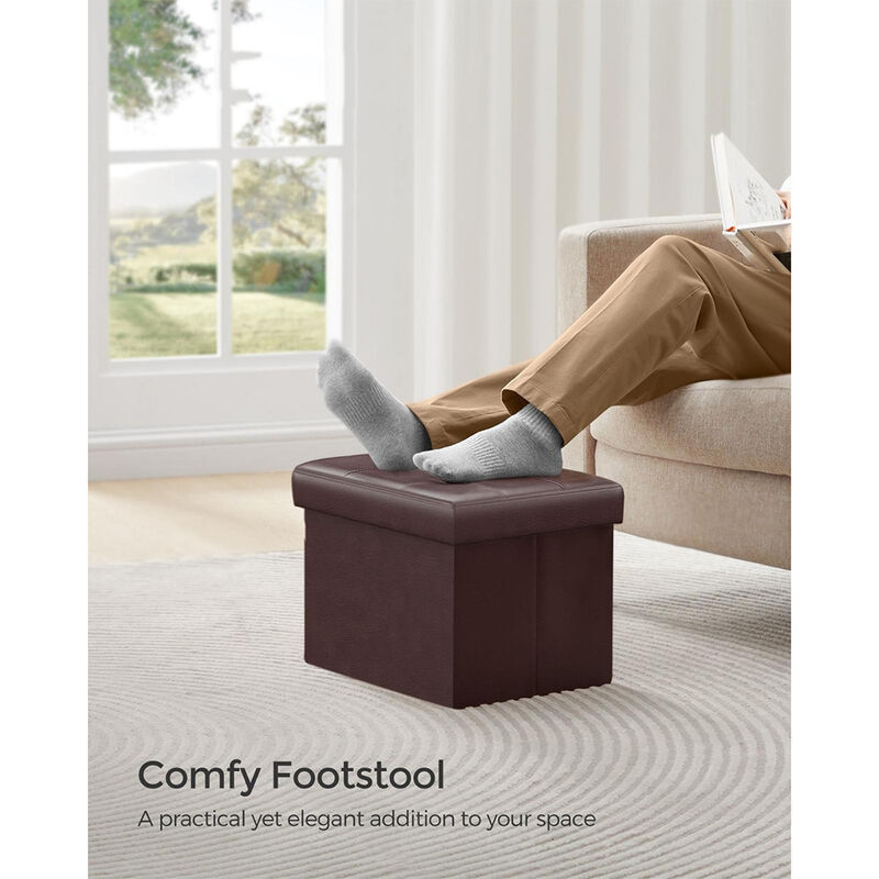 Small Folding Storage Ottoman