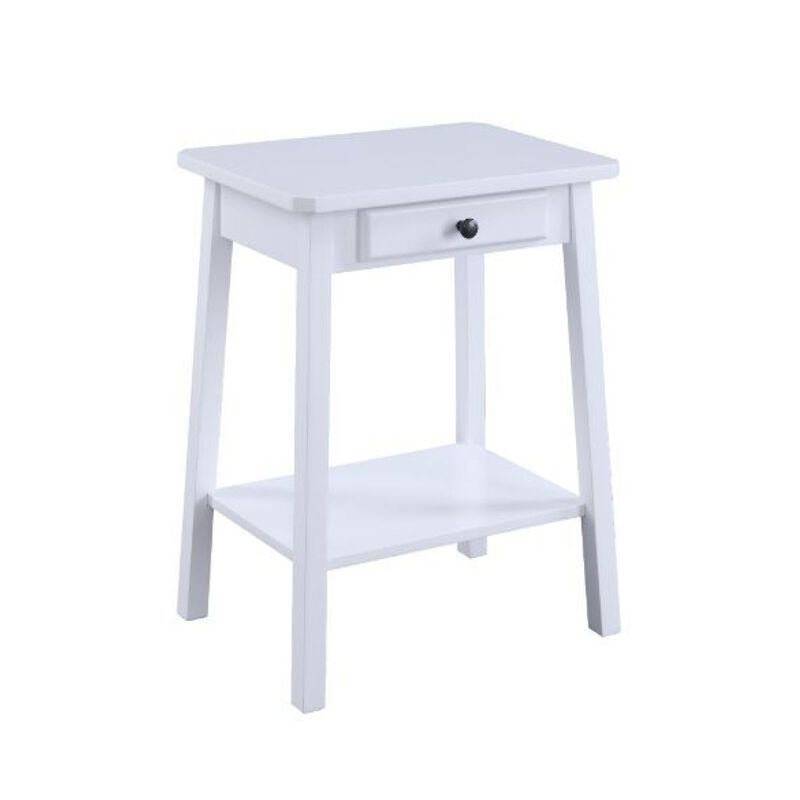 Kaife Accent Table, White Finish