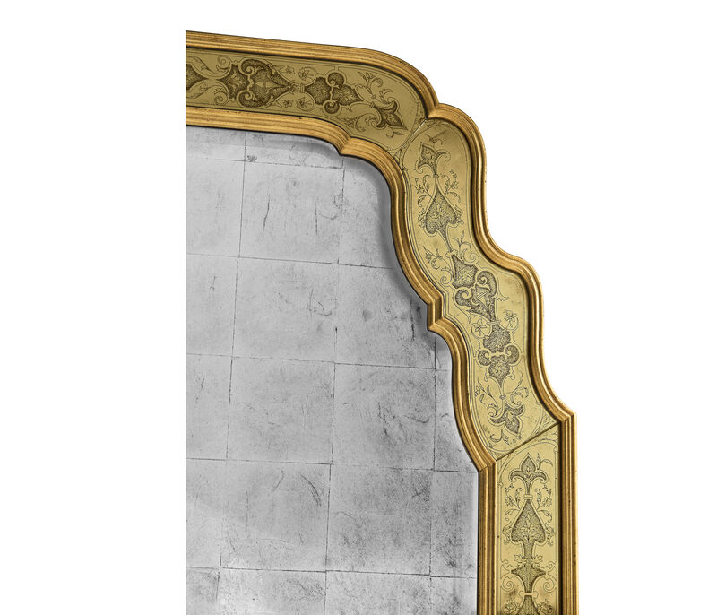 Adeline Gilded Floor Mirror