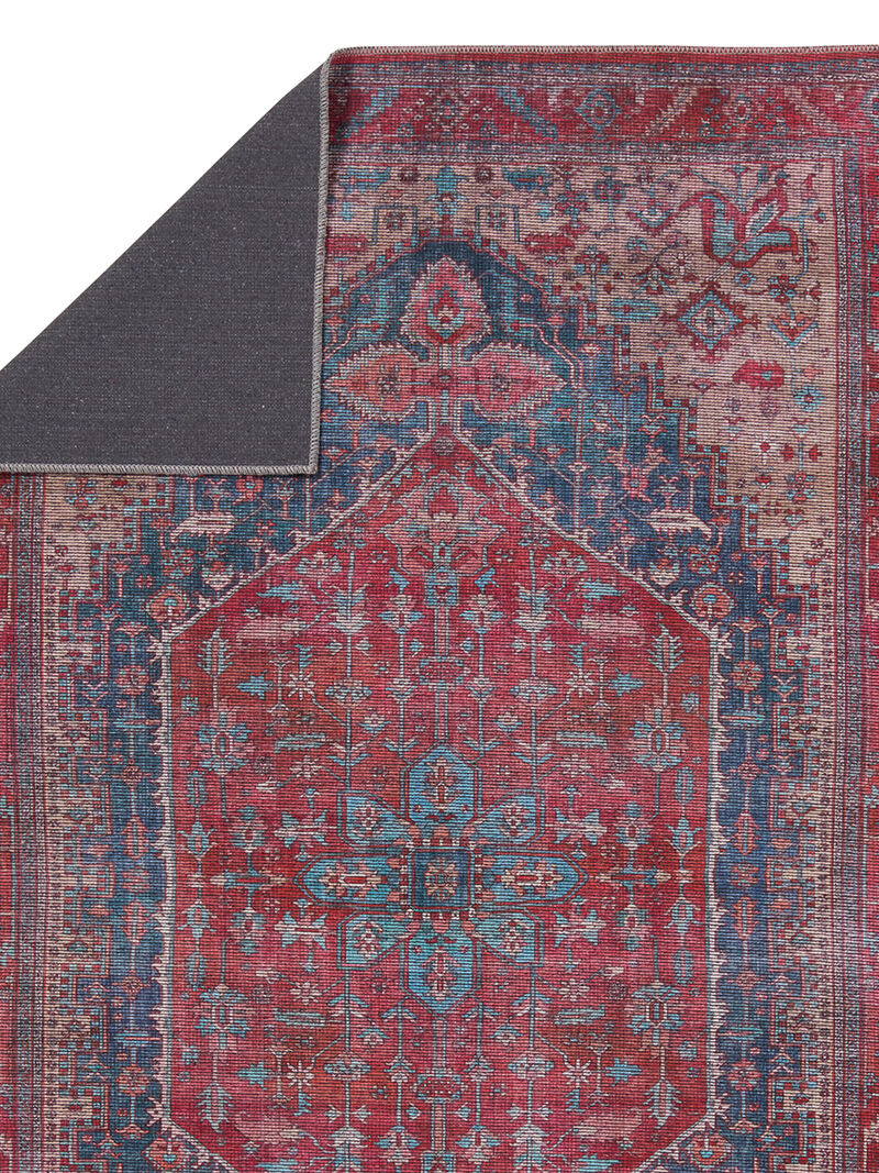 Vindage Fairbanks Red 5'3" x 8' Rug