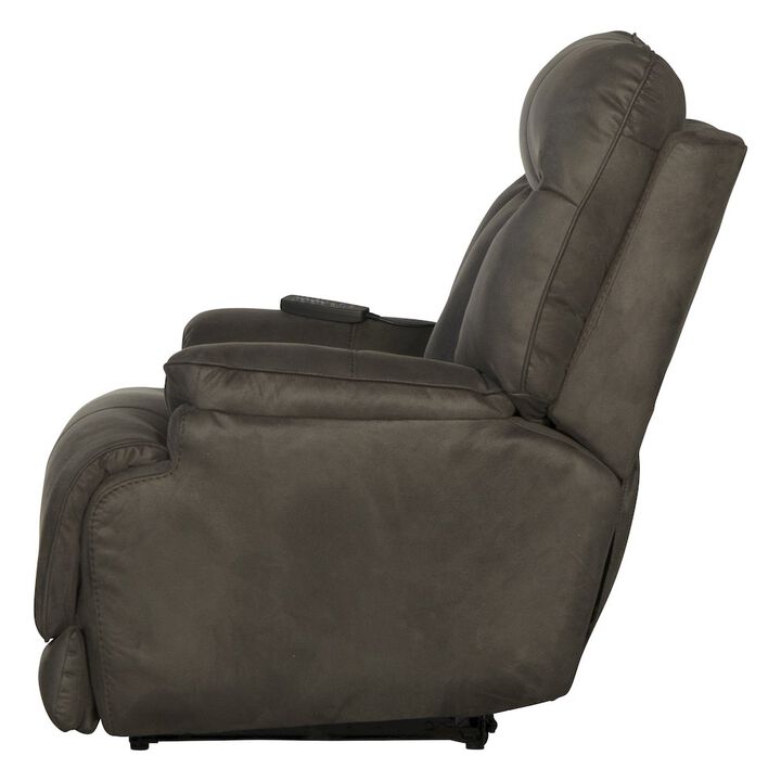 Catnapper Anders Power Lay Flat Recliner with Power Headrest, Power Lumbar, Heat & Massage