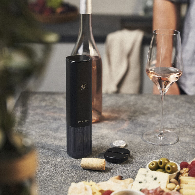 ZWILLING Enfinigy Electric Wine Bottle Opener - Black