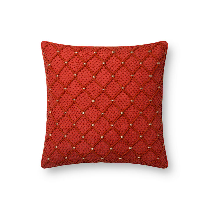 P0675 Rust/Gold 18"x18" Down Pillow