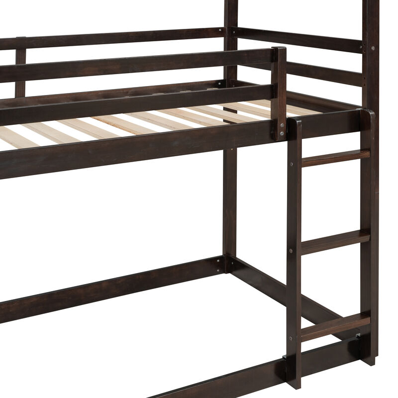 Merax Bunk Bed with Slide and Ladder