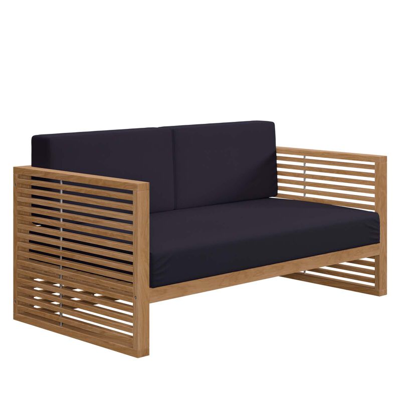 Modway - Carlsbad Teak Wood Outdoor Patio Loveseat