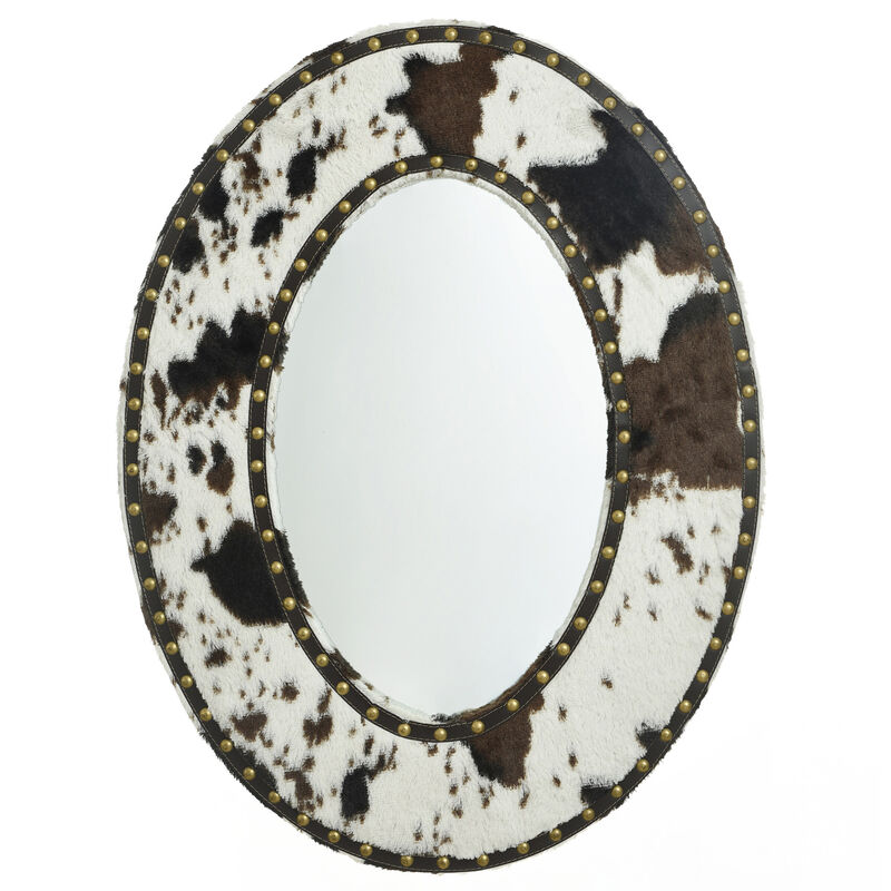 Cow Hide Mirror