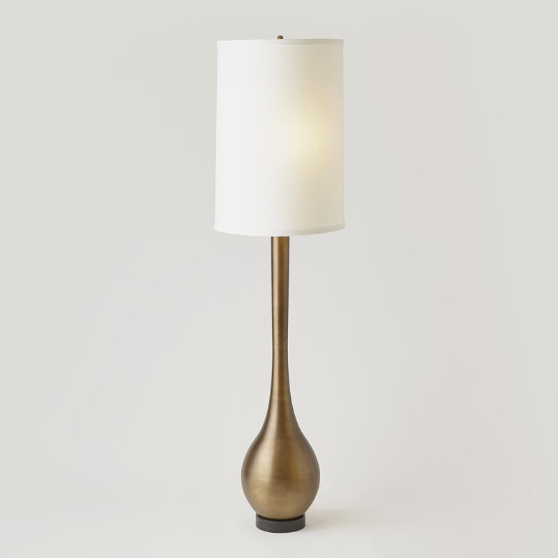 Bulb Floor Lamp-Light Bronze