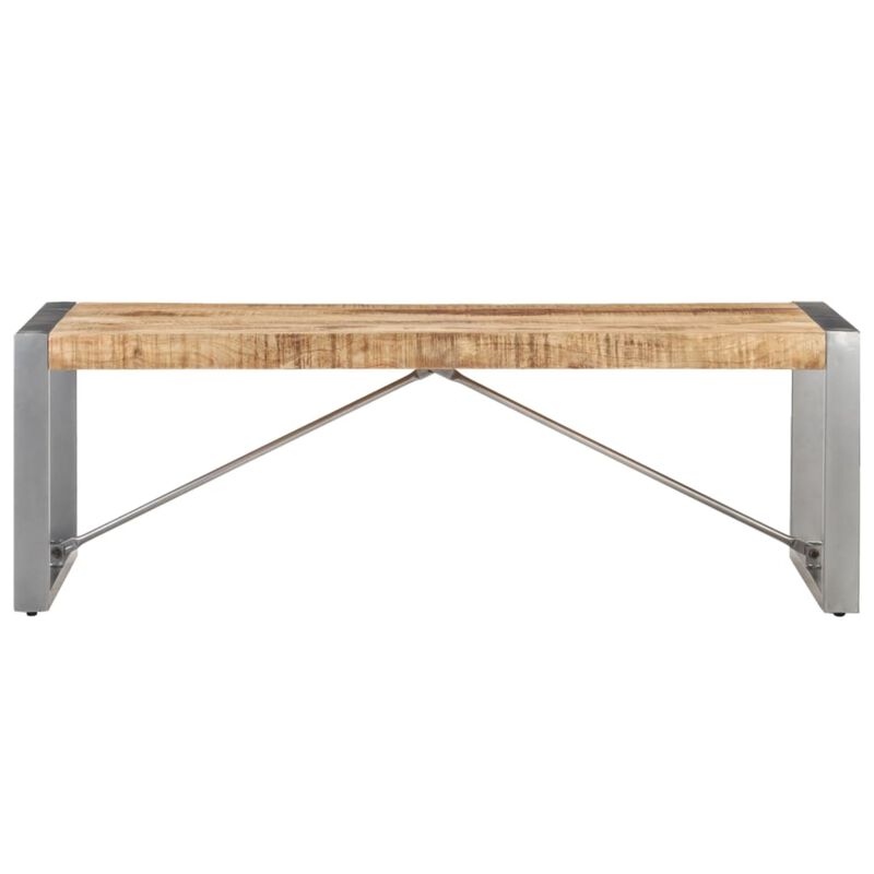 vidaXL Coffee Table 47.2"x23.6"x15.7" Rough Mango Wood