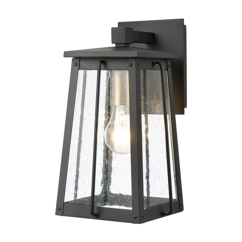 Kirkdale 13'' High 1-Light Black Outdoor Sconce