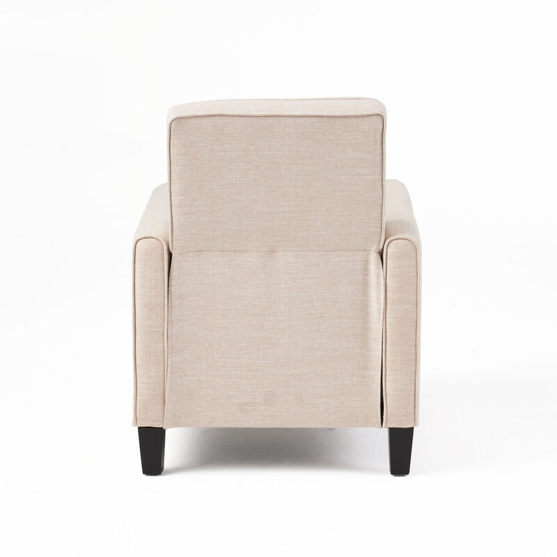 Merax Linen Fabric Manual Recliner Chair