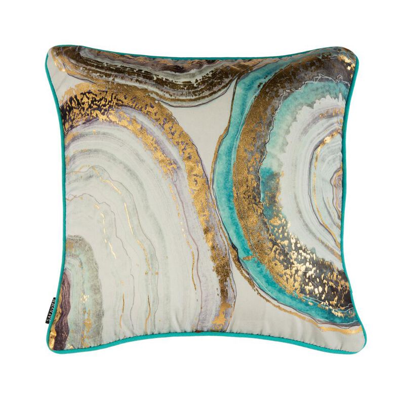 Belen Kox Coastal Oasis Throw Pillow, Belen Kox