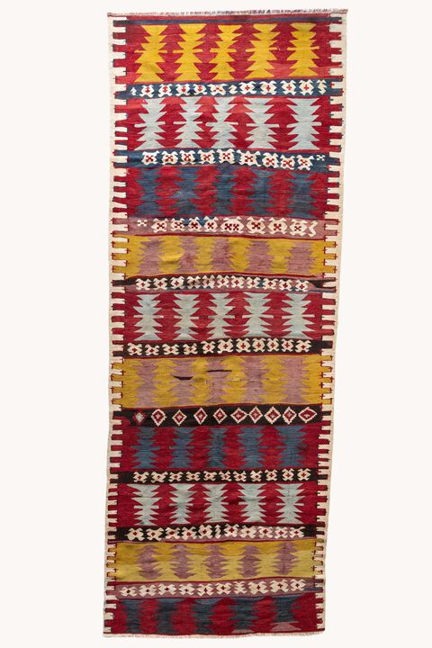 District Loom Vintage Turkish Malatya Runner Rug-Franklin