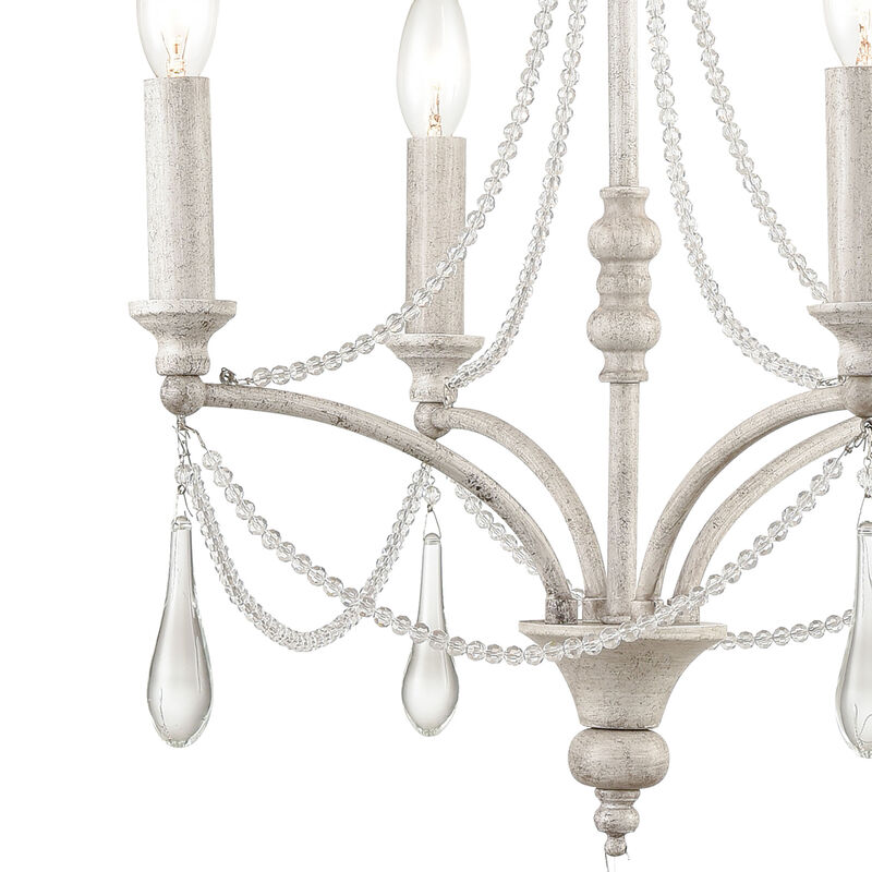 French Parlor 16'' Wide 4-Light Chandelier