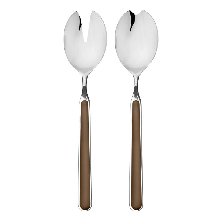 Fantasia 2-Piece Salad Serving Set in Tobacco