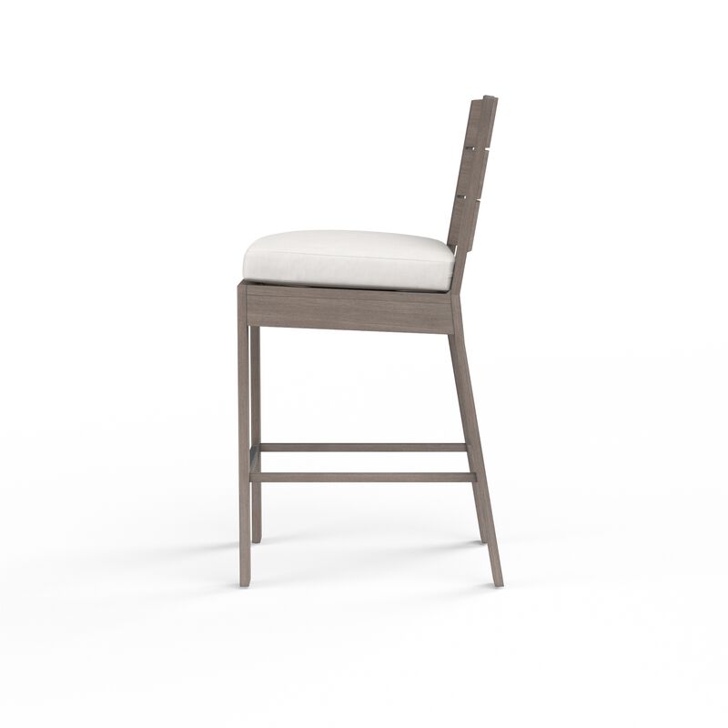 Laguna Counter Stool in Canvas Flax, No Welt