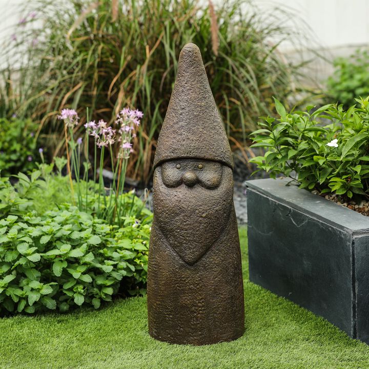 LuxenHome MgO Elf Gnome Garden Statue