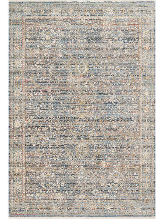 Claire CLE06 Blue/Sunset 5'3" x 7'9" Rug