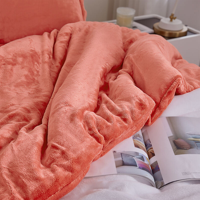 The Original Plush - Coma Inducer® Oversized Comforter Set - Living Coral.