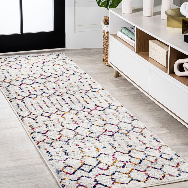 Moroccan Hype Boho Vintage Diamond Area Rug