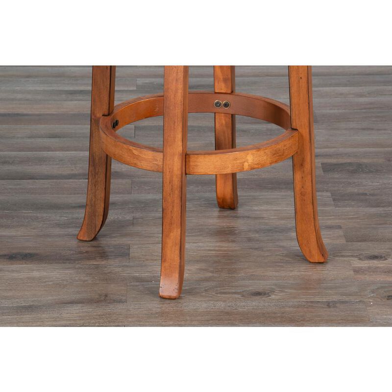 Sunny Designs Bar Swivel Stool, Cushion Seat