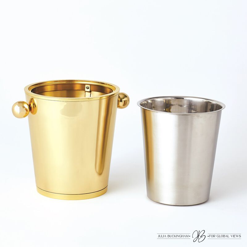 Margot Brass Champagne Bucket