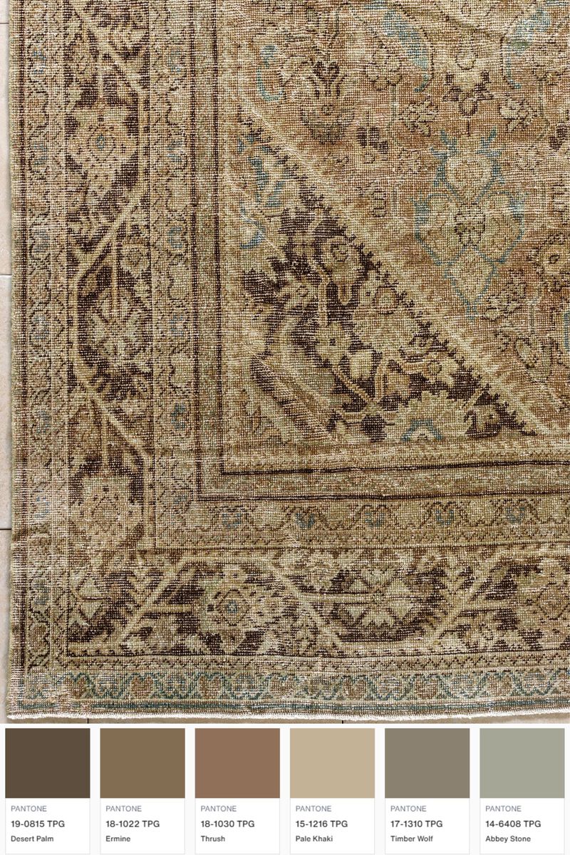 District Loom Antique Persian Mahal area rug-Clark