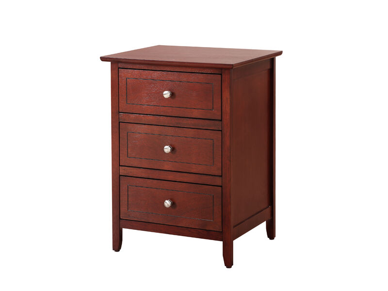 Daniel 3-Drawer Nightstand (25 in. H x 15 in. W x 19 in. D)