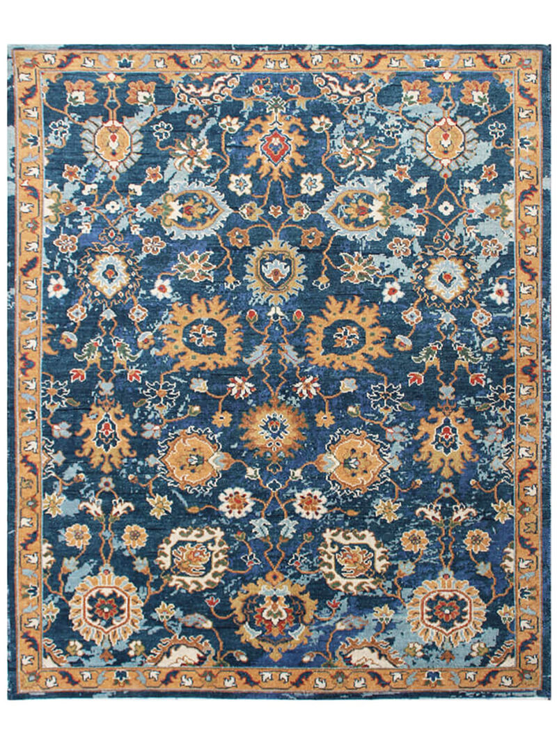 Polaris POL42555 Navy 10" x 14" Rug