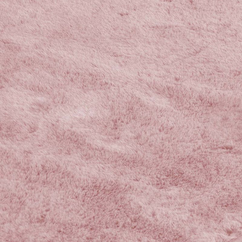 RT Designers Collection Premium Rosie Rabbit Super Soft faux fur Rug 20" x 30" Blush