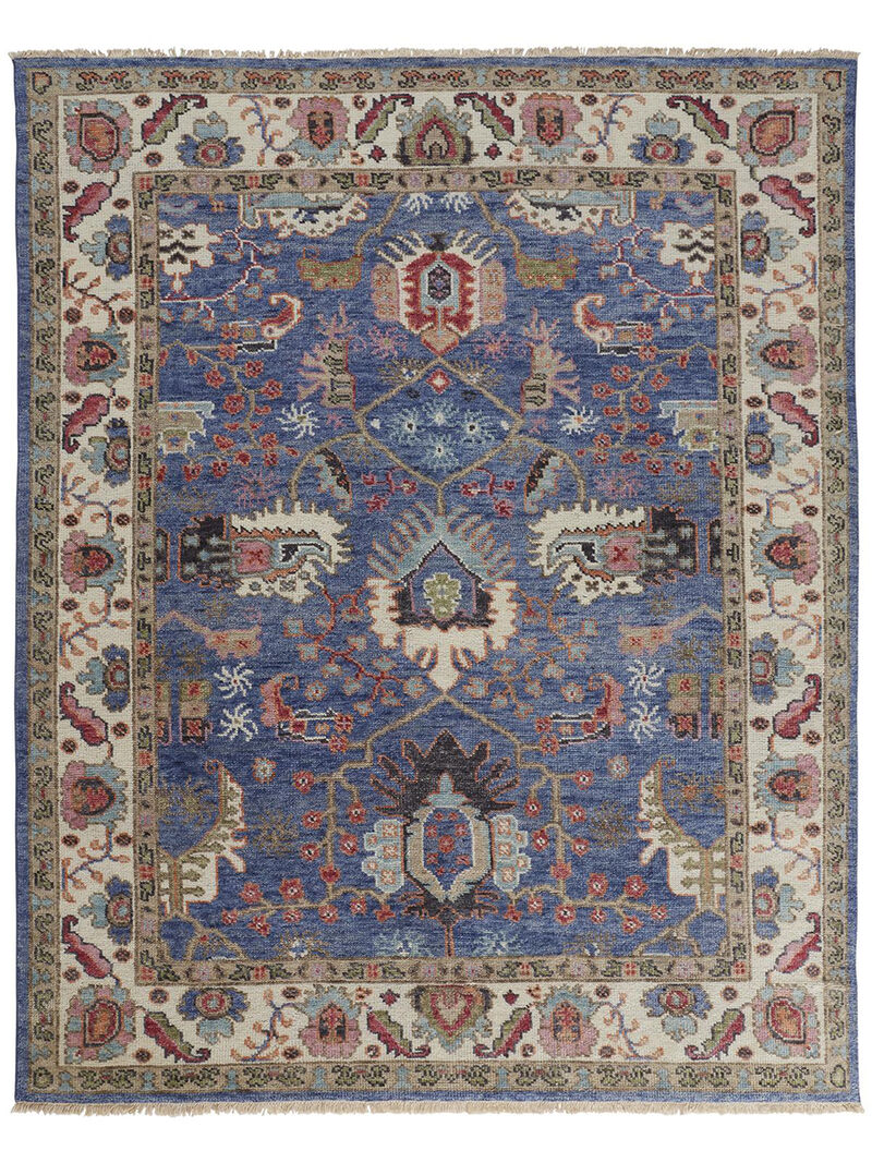 Beall 6708F Blue/Red 9'6" x 13'6" Rug