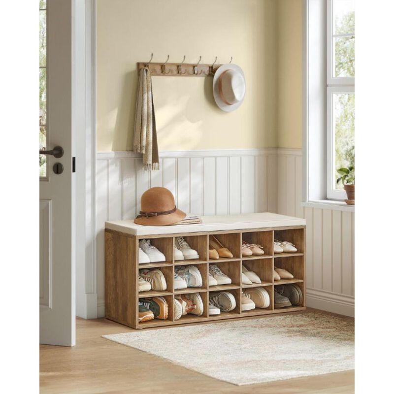 Shoe Bench for Organized Entryway and Convenient Footwear Storage