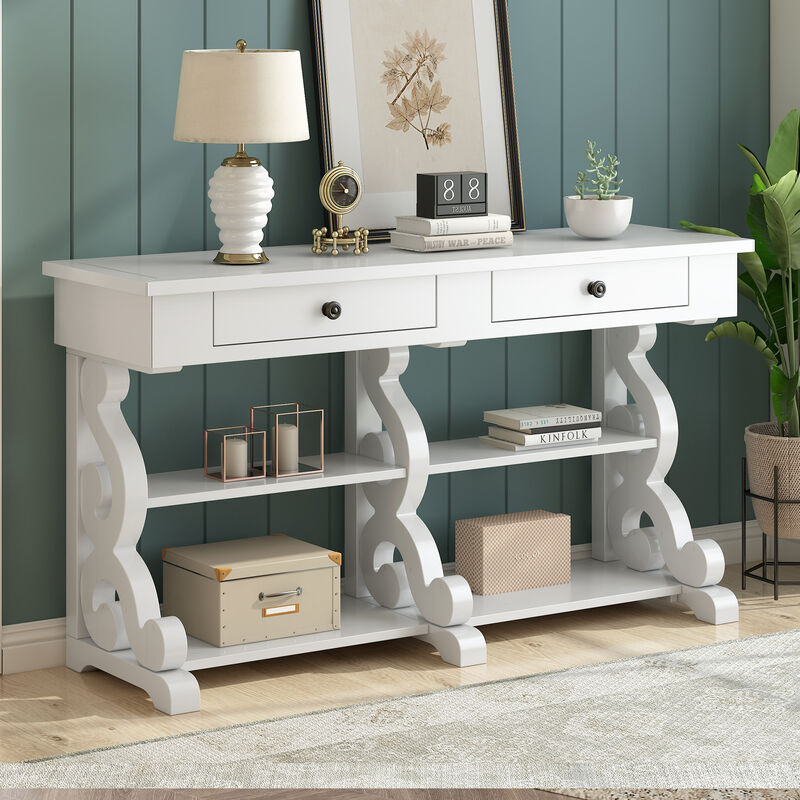 Merax Retro Sideboard with Ample Storage Console Table
