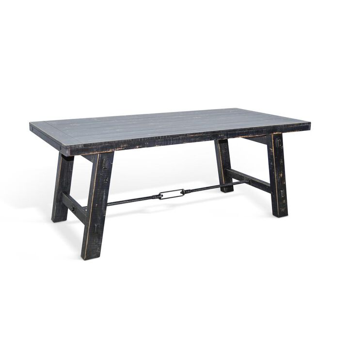 Sunny Designs Marina Wood Dining Table with Turnbuckle