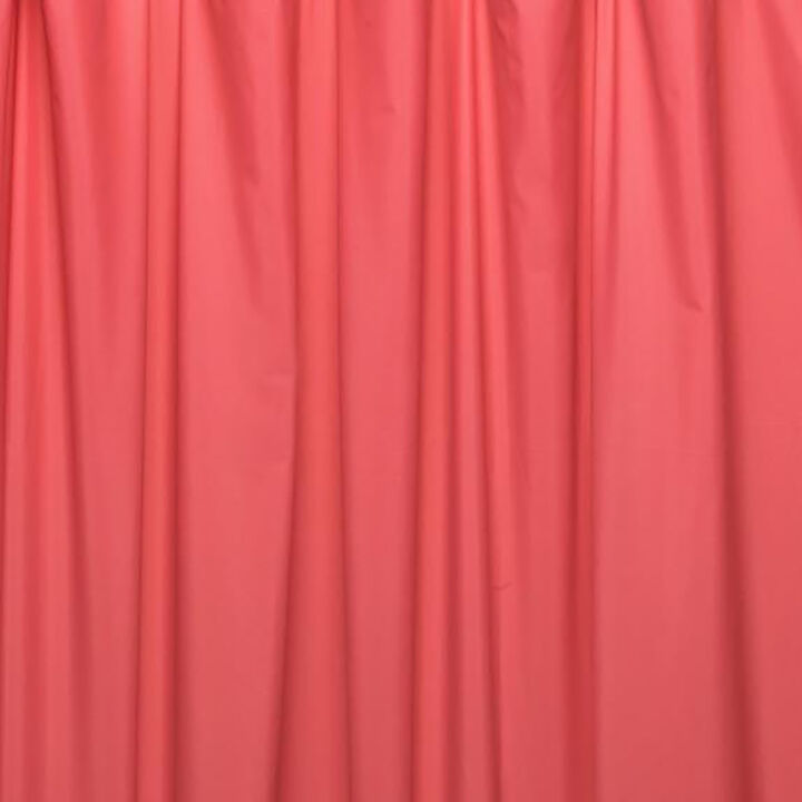 Carnation Home Fashions 3 Gauge Vinyl Shower Curtain Liner with Weighted Magnets and Metal Grommets - Rose 72x72"