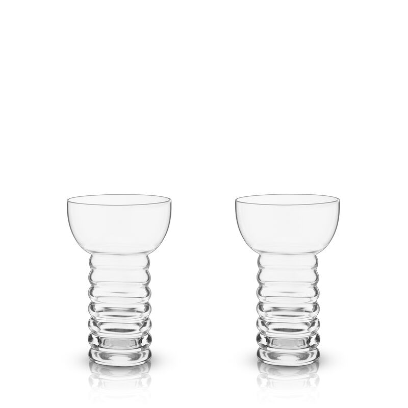 Pacific Crystal Pearl Diver Glasses Set of 2