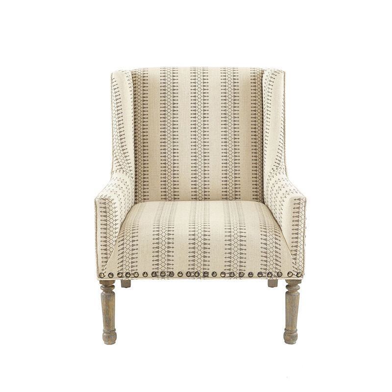 Gracie Mills Lopez Wing-Back Accent Chair