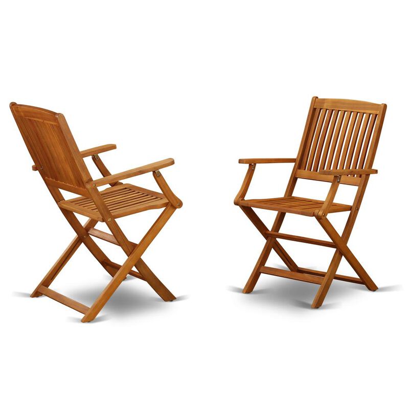 Wooden Patio Set Natural Oil