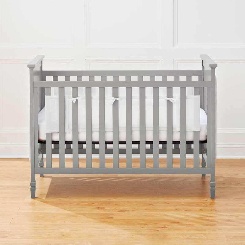 Breathable Mesh Crib Liner — Classic Collection — Fits Full-Size Solid End Cribs Only