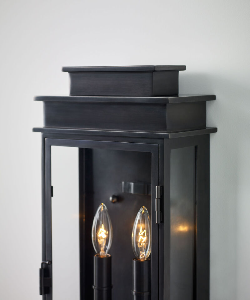 Linear Lantern Tall in Bronze