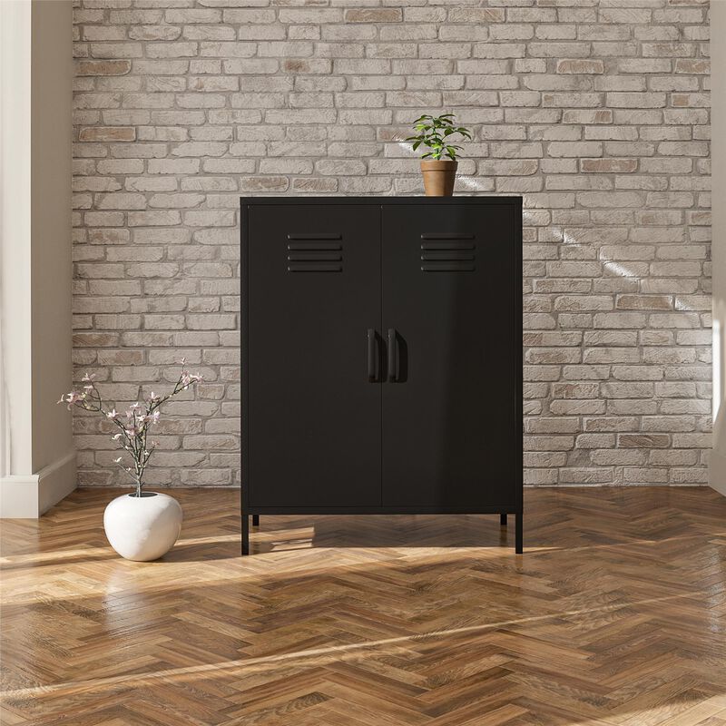 Shadwick 2 Door Metal Locker Storage Cabinet