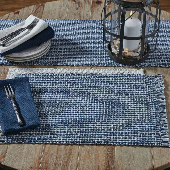 Park Designs Denim Tweed Table Runner 36"L