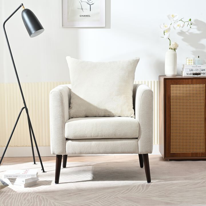 Merax Fabric Armchair Club Accent Chair for Living Room