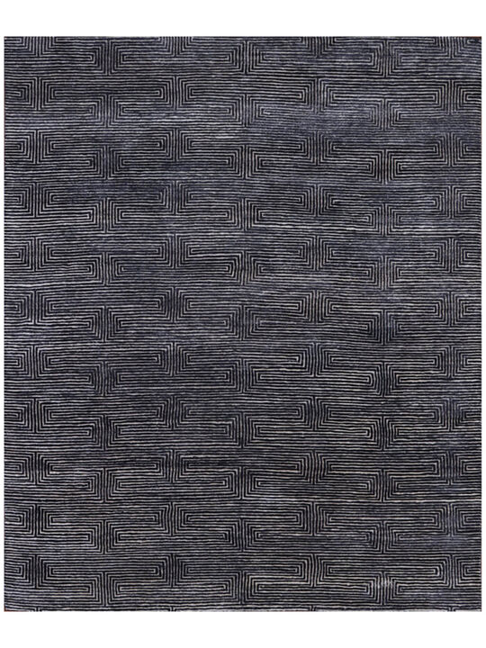 Walle WAL94689 Charcoal 10" x 14" Rug