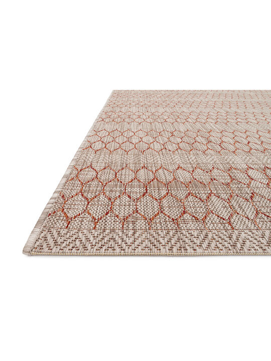 Isle IE01 Beige/Rust 5'3" x 7'7" Rug